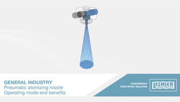 Pneumatic atomizing nozzle (Twin-fluid nozzle)