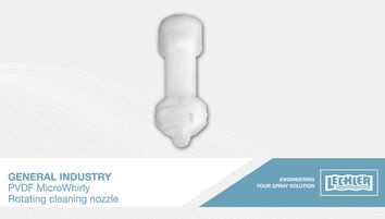 videos.headline MicroWhirly (PVDF), series 500.191 – Rotating cleaning nozzle