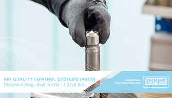 Laval L0 flat fan nozzle – Disassembly