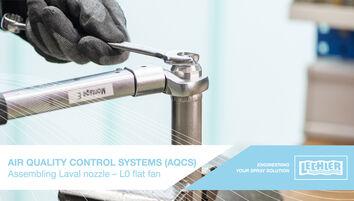 Laval L0 flat fan nozzle – Assembly