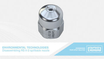 Spillback nozzle RS II-3 – Disassembly