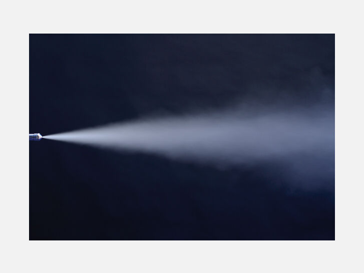 Sprühbild 1AW-Einzeldüse