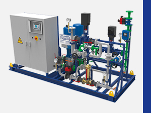 Pump and control skid units