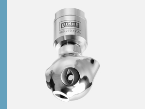 Free spinning tank cleaning nozzles - series 569